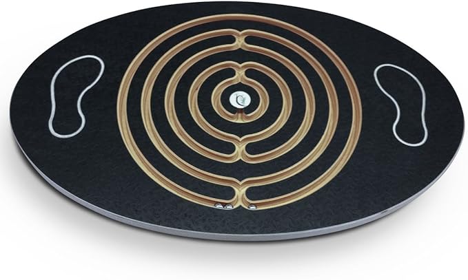 Challenge & Fun Labyrinth Balance Board, Sprint! With In-Line Marbles