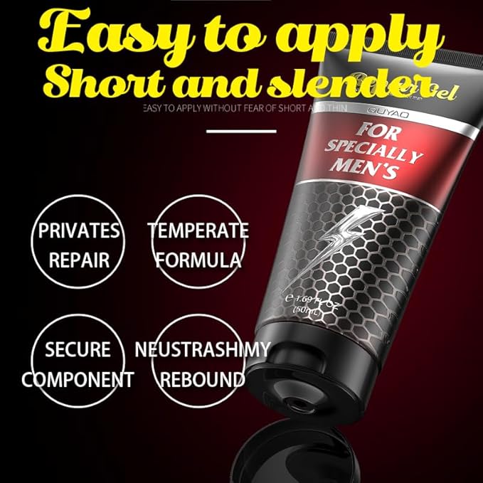 Men's Massage Cream, Sexual Enhancement Erection Cream, Penis Energy Massage Essential Oil, Men Massage Oil for Sex, Penis Becomes Longer Thicker,for Care Delay Performance Boost Strength