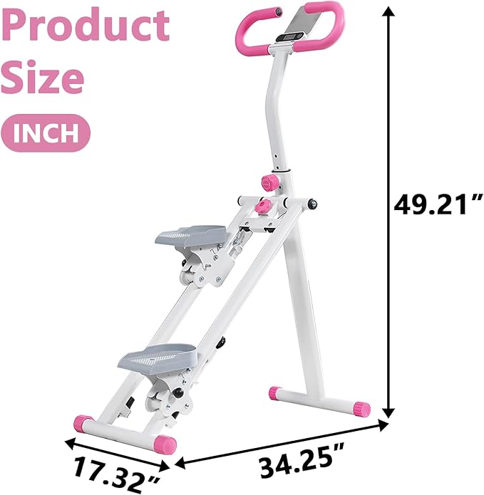 Stair Stepper for Home,Vertical Climber Workout Machine,Stair Stepper with Handlebar for Full-Body Exercise Stair Stepper with Stable Frame Adjustable Handlebar
