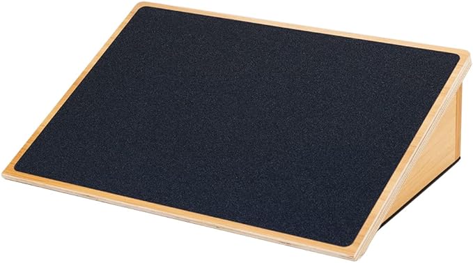 StrongTek Slant Board for Squats & Knee Training, Heavy-Duty Incline Board with Non-Slip Surface, Fixed 25° Wooden Stretch Board, 1000 Lbs Capacity