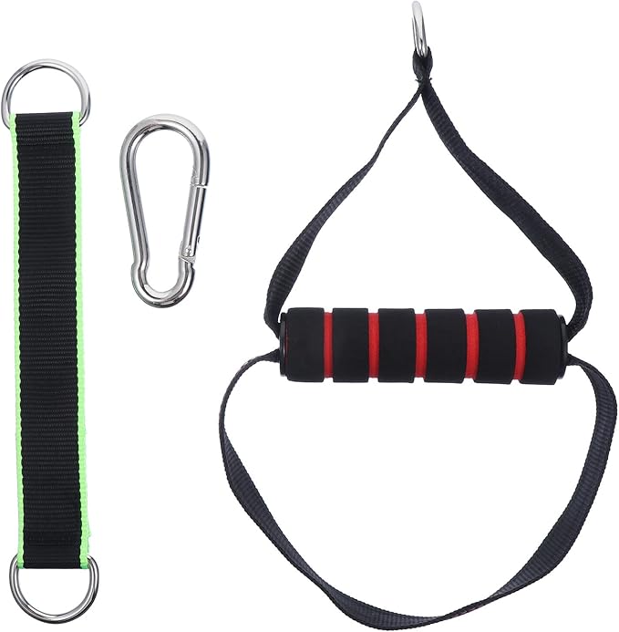 Fitness Training Handle Resistance Band Grip Cable Machine Attachment, Sturdy Workout Handle for Strength Training, Gym Equipment Part for Home and Commercial Use