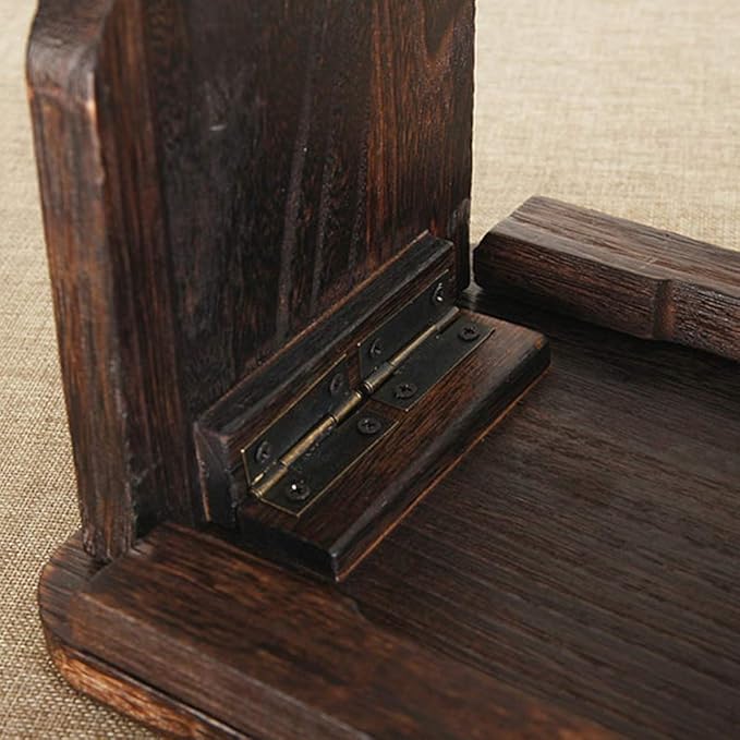 Meditation Stool, Seiza Kneeling Stool, Portable Meditation Bench, Ergonomic Rugged Suitable Monk & Llama Kneeling Meditation Bench for Seiza Zazen Yoga Meditation
