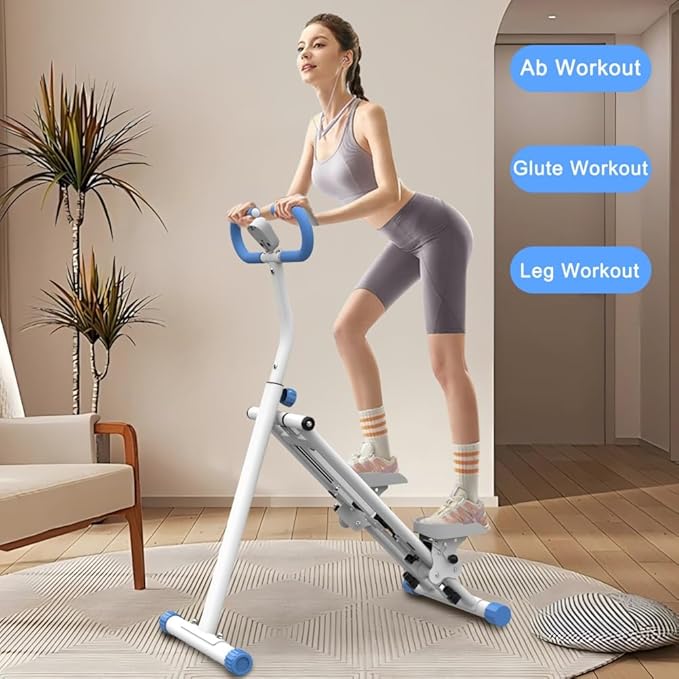 Stair Stepper, 3 Levels Adjustable Resistance Stair Master, Full-Body Exercise Climber Fitness Equipment Foldable, Vertical Climber Workout Machine
