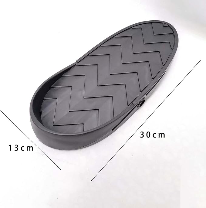 Set of 2Pcs Rowing Machine Foot Pedals Gym Accessory Replacements Good Performance for Indoor Rower 11.8x5inch Textured Surface
