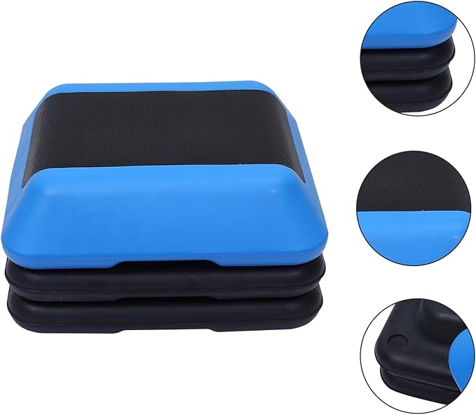 Yardwe Fitness Aerobic Stepper with Anti-slip Surface Lightweight Platform for Home Gym Workout Cardiovascular Fitness and Multiple Step Exercises
