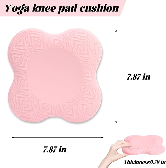 2 packs Yoga Knee Pad Mats Extra Thick for Knees Elbows Wrist Hands Head Foam Pilates Kneeling pad Yoga Knee Cushion Thick Exercise Pads for Knees Elbows Wrist Hands Head Foam Pilates Kneeling pad，Support Foam Pads for Women and Men