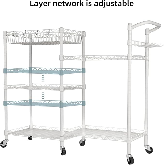 SINGAYE Dumbbell Rack Stand With Yoga Mat Storage, Gym Equipment Organizer, Cart for Workout Room, Home Gym With Hooks and Wheels