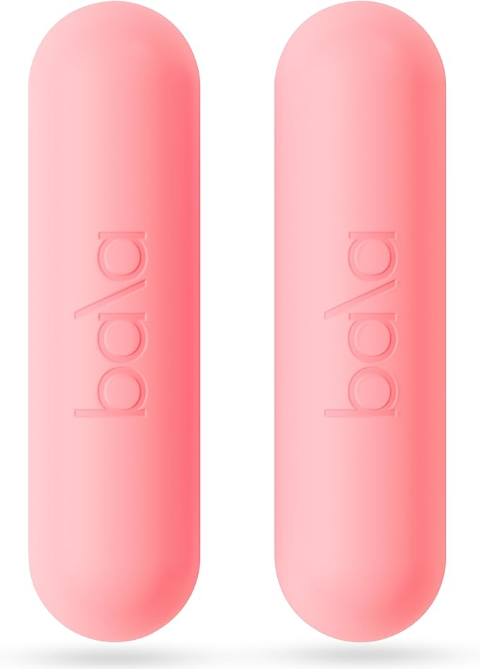 Bala Bars Dumbbell Set for Women & Men - Set of 2 Bars Designed for Walking, Strength Training, HIIT, Boxing & Aerobics - Hand Weights for Working Out at Home