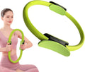 Pilates Ring Fitness Circle 14.96" Yoga Rings Magic Circle with Dual Padded Handles for Toning Arms, Thighs/Legs & Core