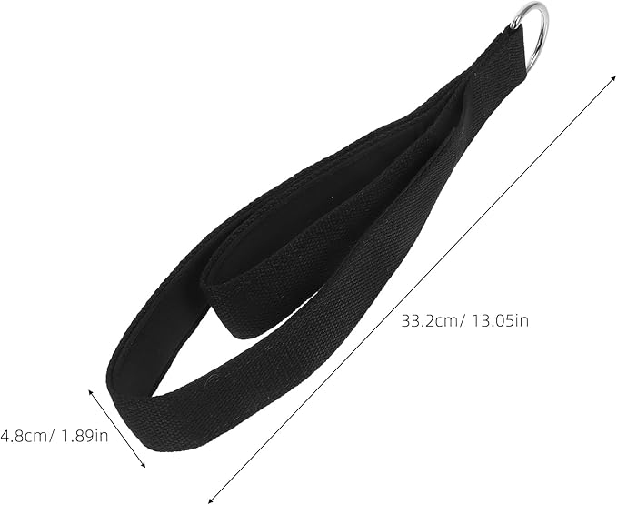 2pcs Yoga Strap: Double Loop Yoga Straps With Buckle - Elastic Fitness Bands For Resistance Training Stretching Home Gym