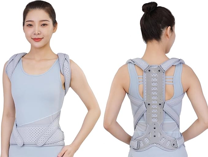 Back Corrector, Unisex Posture Corrector, Spine Immobilization Belt for High and Low Shoulders Hunchback Scoliosis Compression Fractures(Medium)