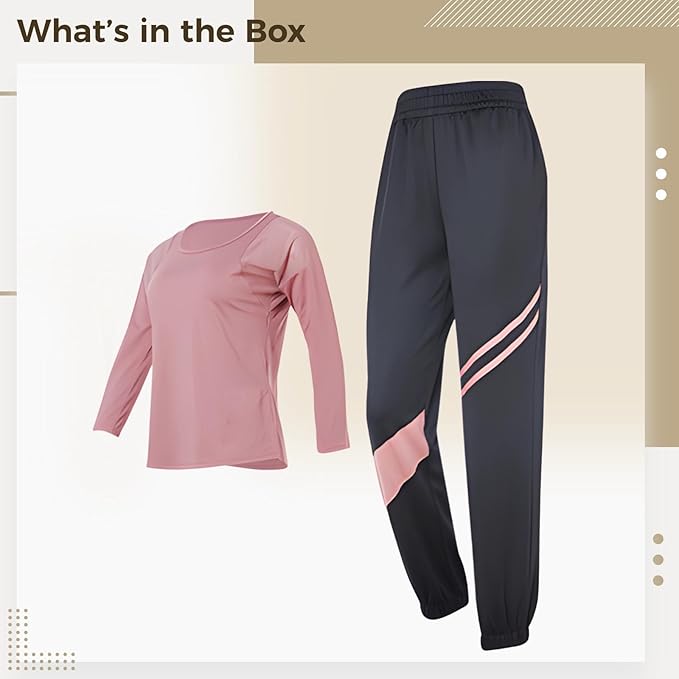 Pilates Two-Piece Black Set For Women, Xxl, Breathable, High-Waisted With Color Block, Ideal For Fitness And Casual Use