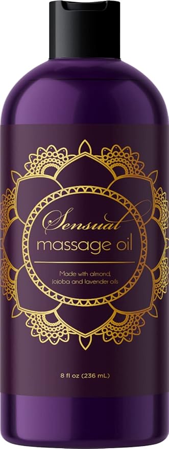 Alluring Massage Oils for Massage Therapy - Maple Holistics Massage Oil Kit with Aromatherapy Lavender Massage Oil Plus Foral Massage Oil for Sensual Aromatherapy Made with Pure Essential Oils