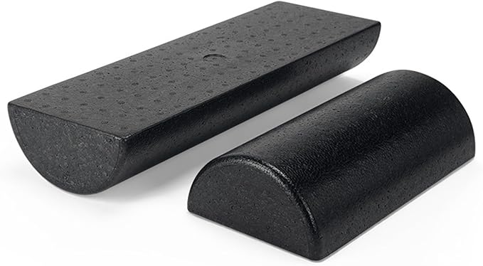 Small Pilates Foam Roller Soft Rollers for Muscles Massage Semicircle Design Small Smooth Foams Relax Muscles Half Round Foam
