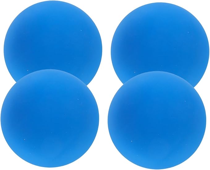 KICHOUSE 4pcs Rubber Squash Training Balls Mini Bouncy Balls Sports for Boys and Girls Reaction Training Equipment Lightweight Portable Enhance Coordination
