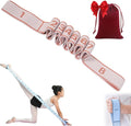 2026 Upgrade Fitness Resistance Band for Stretching and Yoga, Elastic Yoga Stretching Strap with Loops Handle, Adjustable Leg Stretcher Bands for Full Body Stretching Shaping