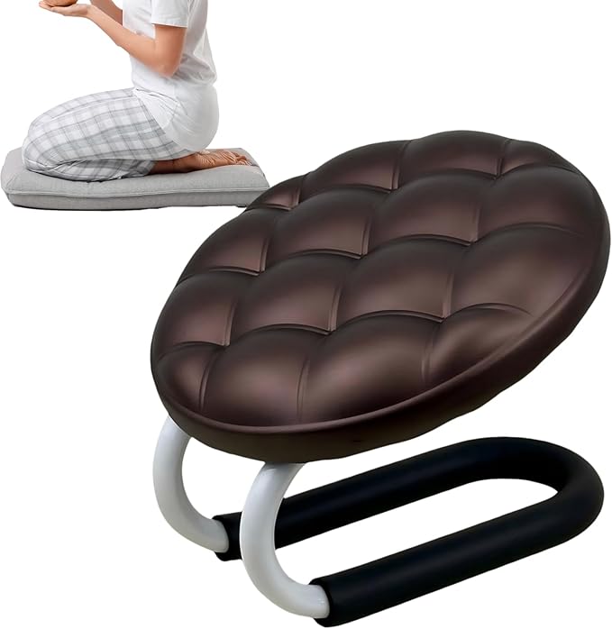Meditation Bench - Mindfulness Prayer Seat, Ergonomic Kneeler Stool, Portable Comfortable Design, Adjustable Component | Relaxation Aid for Women Men Adults Seniors and Beginners