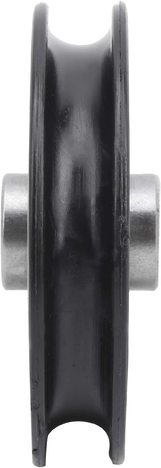 10Pcs Nylon Iron Fitness Bearing Pulley, Home Gym Attachments, Universal Strength Training Accessory with Smooth Movement, Durable Nylon Pulley for Exercise Equipment and Garage Do