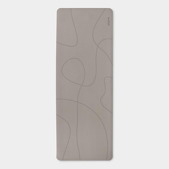 WeGym Yoga Mat, 4mm Cushioned Exercise Mat for Yoga, Pilates, Home Workouts - Anti Slip Polyurethane Suede Yoga Mat with Carrying Strap