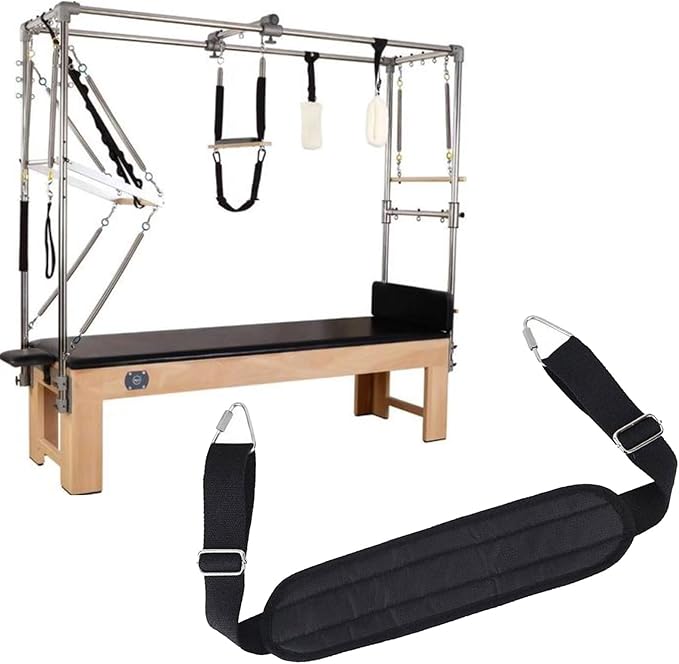 Adjustable Pilates Foot Strap for Strength Training with Blend Cores Strengths Enhancer Flexible Workout Band