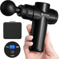 AERLANG Mini Massage Gun,Muscle Deep Tissue Massager Gun, Handheld Percussion Back Massager, Portable Quiet Massage Gun with Carry Case for Home Office Gym Gifts for Men Dad(Black)