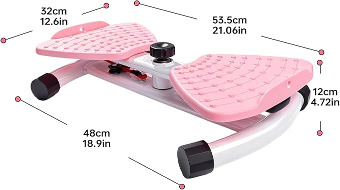 Ab Twister Board, Flexforge Pilates Twister, Waist Twisting Machine - 300 lbs, Pilates Waist Twister for Women Belly Fat Loss, Home Gym Equipment for Women/Men