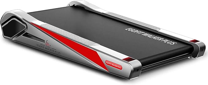 Egofit Walker Pro/Plus Smallest Under Desk Treadmill Walking Pad, Small & Compact Walking Treadmill with Fixed 5% Incline to Fit Desk Perfectly and Home & Office with APP & Remote Control