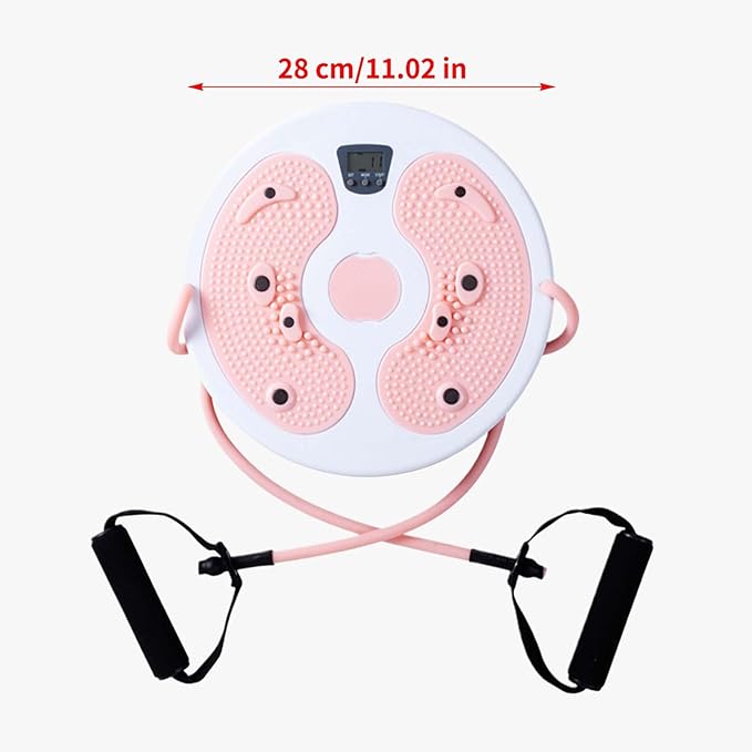 Twist Waist Disc,Waist Workout Core & Ab Exercise | Core Twisting Disc with Calorie Count - for Home Gym Office Fitness Enthusiasts Beginners Post-Partum Individuals