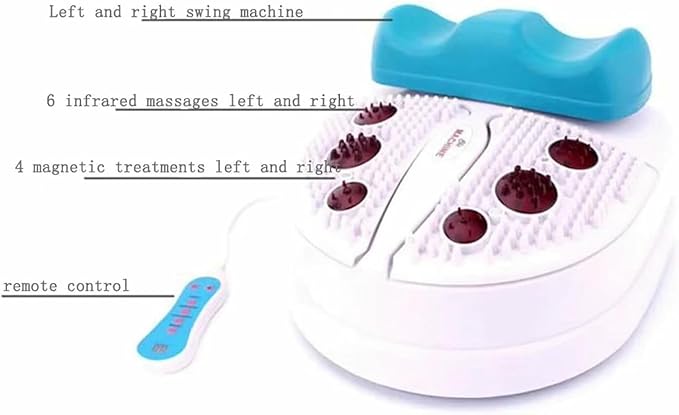 Electric Foot Machine, Chi Swing for Passive Aerobic Leg Exercises, with Wire Control, Adjustable Speed, Passive Aerobic Exerciser