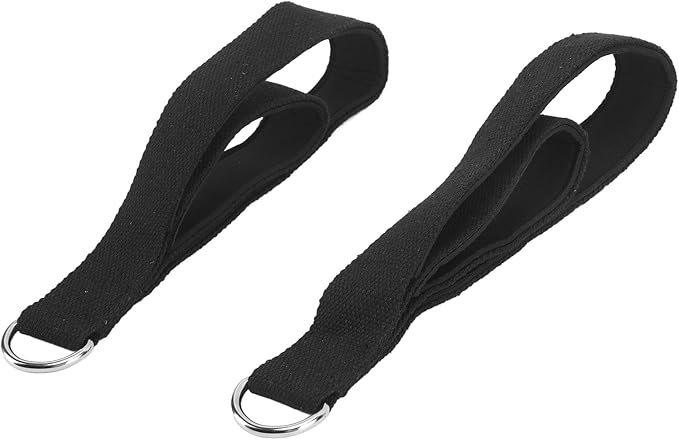 Pilates Double Loop Straps for Home Gym Workout, Adjustable Pilates D Loops for All Skill Levels, 2 Pcs Anti Slip Straps Practice Auxiliary Equipment
