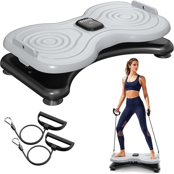 Silent Waist Twist Machine, Anti-Slip Twister Exercise Board with Stable Base, Waist Twisting Disc for Safe Ab Workout and Foot Massage at Home or Gym