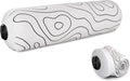Inflatable Travel Foam Roller - Adjustable Firmness, Ultra-Portable for Physical Therapy and Deep Tissue Muscle Recovery (Topo Gray, 15")