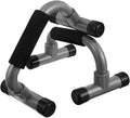 Compact H-shaped Push-up Stands Pair, Anti-slip Steel Push up Bars for Home Gym Strength Training and Chest Workouts, Portable Fitness Equipment for Women and Men