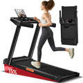 LONTEK 15% Incline Treadmill with Handles, 3-in-1 Portable Treadmills for Home and Office, Foldable Treadmills with 300 Lbs Weight Capacity, 3.0HP Quiet Walking Pad Treadmill, Three Screen
