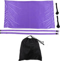 Premium Aerial Hammock Yoga Swing Kit Yoga Hammock Handstand Split Leg Stretchable Training Portable Elastic Aerial Hammock for Home Sky Blue(Purple)
