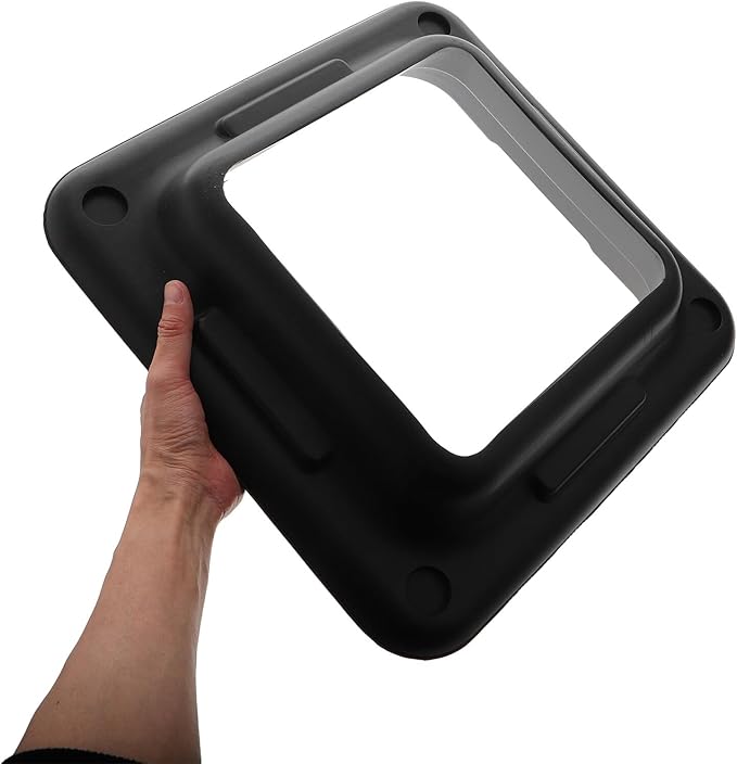 Balacoo Yoga Step Base Plate and Stabilizer Support Tray Black, Non-slip Exercise Step Platform Foundation Holder for Home Aerobic Workouts and Fitness Training