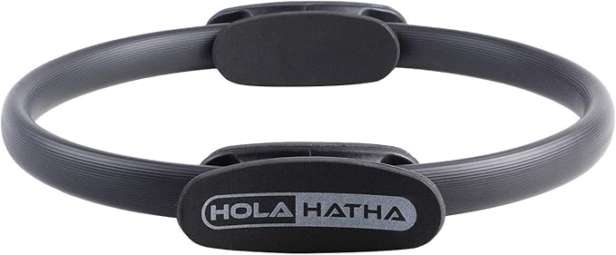 HolaHatha Pilates Ring Magic Circle Cardio Strength Workout Equipment for Beginner and Advanced Yoga, Weight Loss, and Full Body Toning