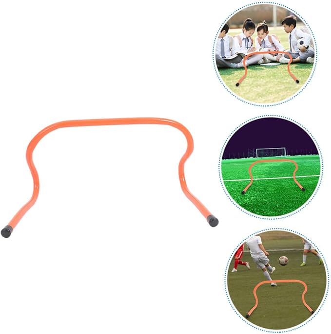 3pcs Agility Hurdles for Sports Training Durable Plastic Speed Hurdles for Football Athletics Essential Equipment for Boys and Girls and Athletes Height