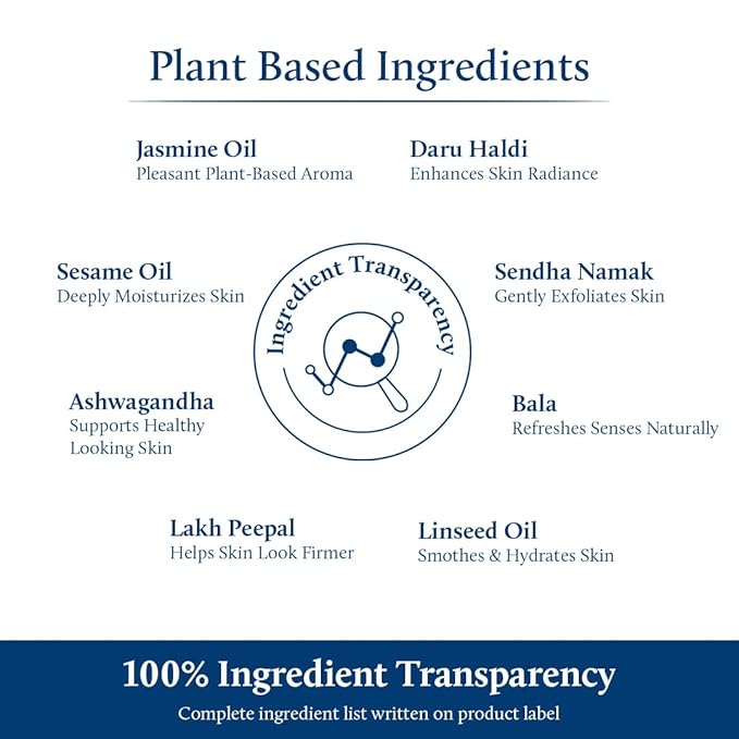 Blue Nectar Sensuous Jasmine Body Massage Oil for Relaxing Massage Therapy with Essential Oils | 100% Natural Ingredients (8 Herbs, 6.76 fl oz)