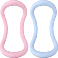 Set of 2 Yoga Rings for Leg, Calves, Calf Pilates, Fitness Circle Equipment for Women, Resistance Stretch Circles Tool with Massage Points, Home Exercise Workout Training Support Sport