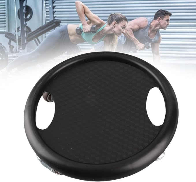 Core Slider, Ab Workout Sliding Disc with 4 Universal Rollers, Slip Proof Pattern for Home Gym Office Training