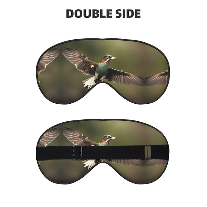 Hunting Flying-Wild Double Side Eye Mask, Adjustable Strap Eye Mask, Eye Sleep Shade Cover, Blocks Light Eye mask