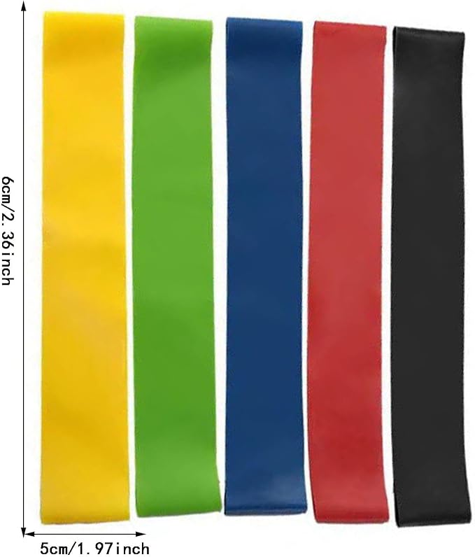 Resistance Bands for Working Out,5-Levels Elastic Exercise Band for Men & Women Pilates,Booty Legs,Yoga,Body Stretching,Workout Bands for Fitness,Workouts,Working,Training,Physical Therapy