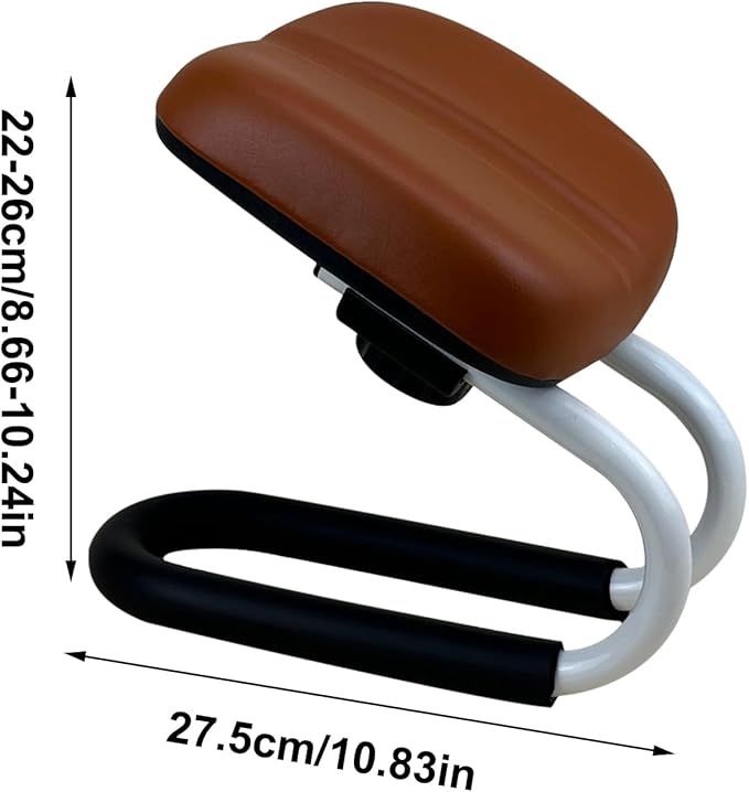 Meditation Stool - Adjustable Height Kneelers, Bench Seat with Sponge Cushion for Comfort, Meditation Accessories Non-Slip Leg Sleeve, Portable Chair for Home Yoga Studio, Relaxation Praying Support