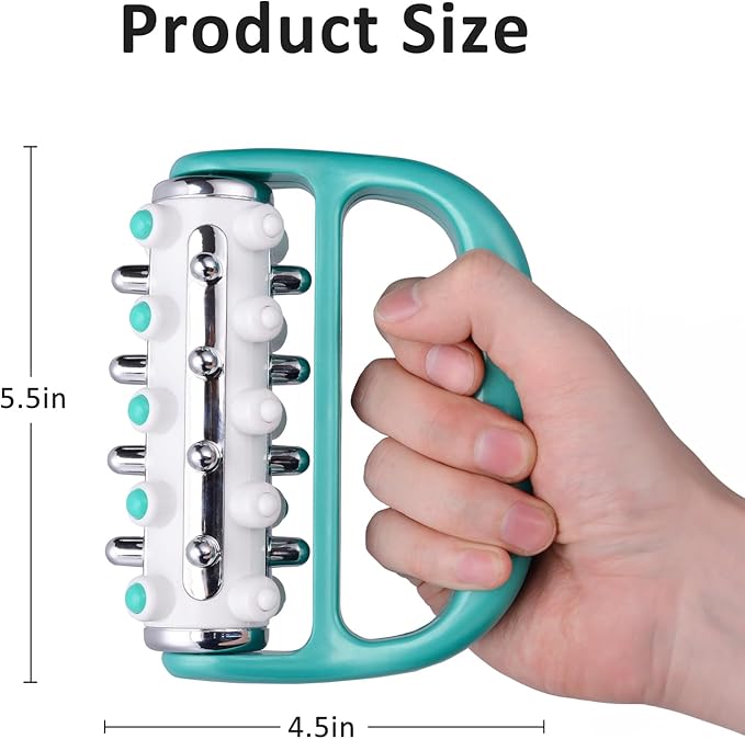 Coolife Fascia Release and Cellulite Remover Muscle Massage Roller, Mini Trigger Point Myofascial Deep Tissue Release Body Massager Tool for Men and Women