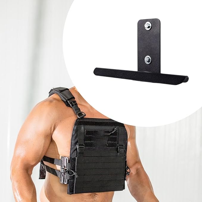 Wall Mount Weight Vest Hanger Gym Storage Rack Heavy Duty Sturdy Carbon Steel Garages Accessories Simple Wall Mount Bracket
