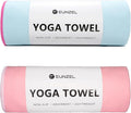 Eunzel Hot Yoga Towel Non-Slip Yoga Mat Towel Ultra-Absorbent Microfiber Towel for Hot Yoga, Pilates，Bikram and Workout 26.5"x 72"
