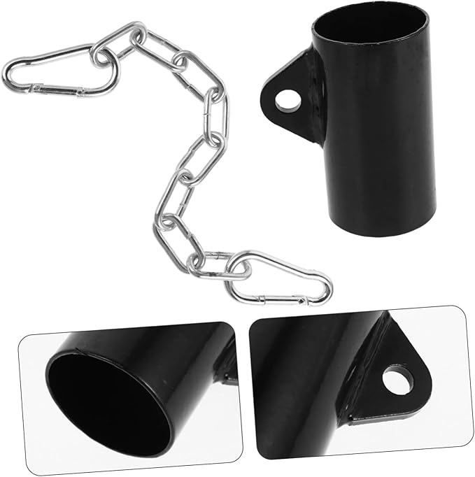 Milisten 1set Shape Bar Handle Adapter Barbell Row Attachment for Strength Training Glute Workout Equipment