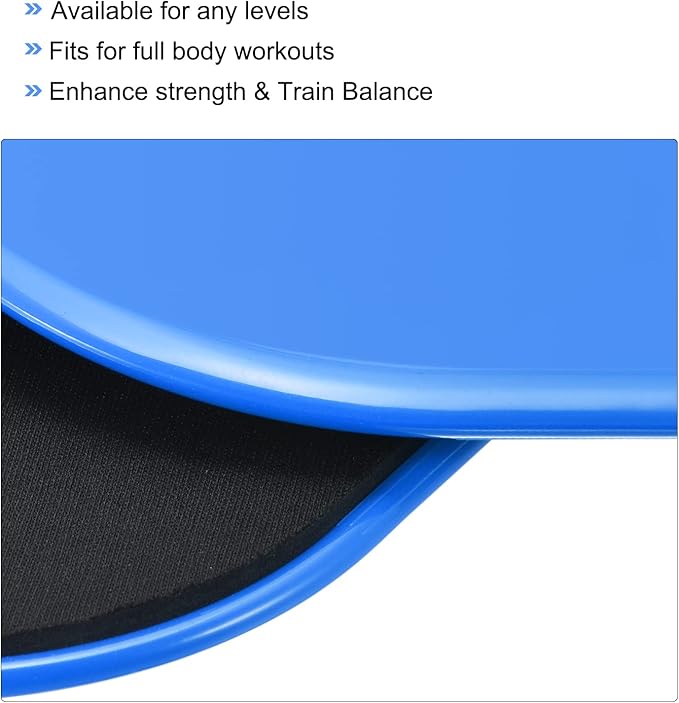 uxcell Exercise Core Sliders, Glider Discs Dual Sided Usage on Carpet or Floor for Full Body Workout