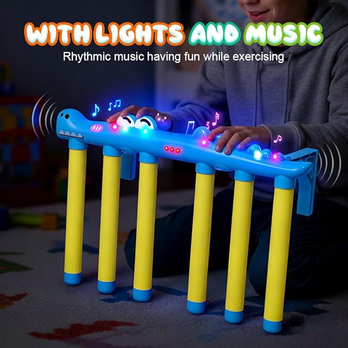 Reflex Sticks Rebounce Game, Reflex Light-Up Sticks Reaction Training Hand Speed Challenge Game, Hand Eye Coordination Training Toy for Home, Office & Team Activities